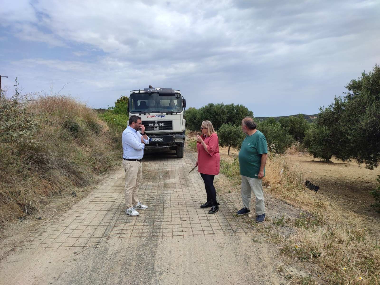 ασφαλτοστρώσεις τσιμεντοστρώσεις Δήμος Ηρακλείου Σισαμάκης Καλοκαιρινός