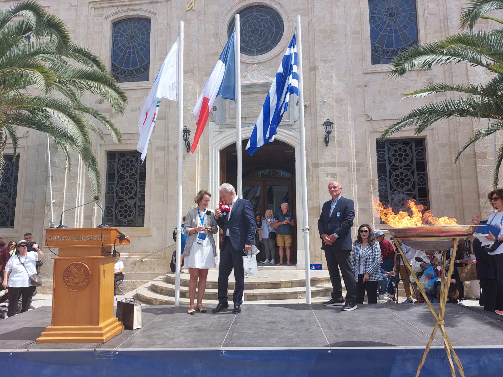 Ολυμπιακή Φλόγα Ηρακλειο