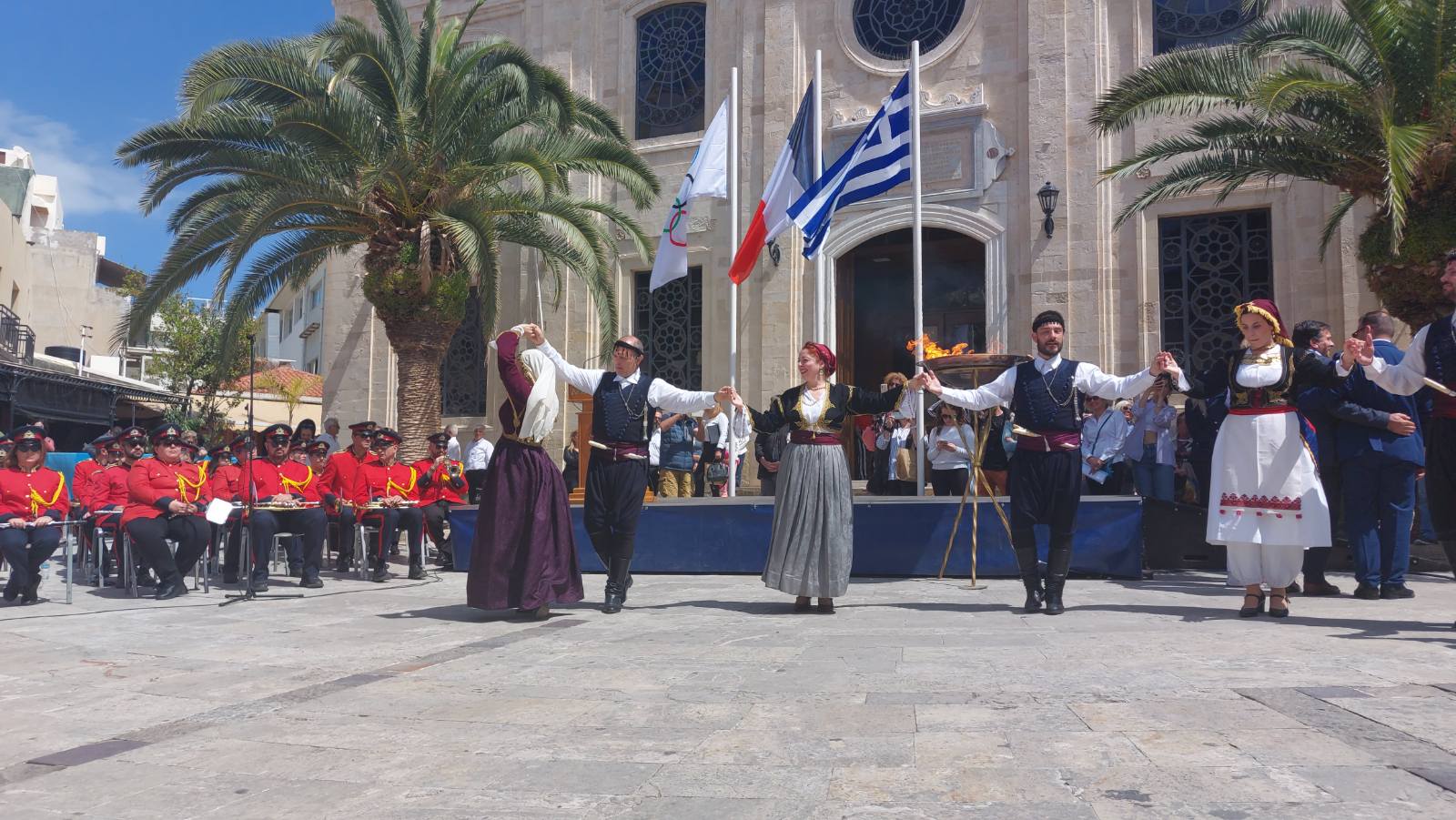 Ολυμπιακή Φλόγα Ηρακλειο