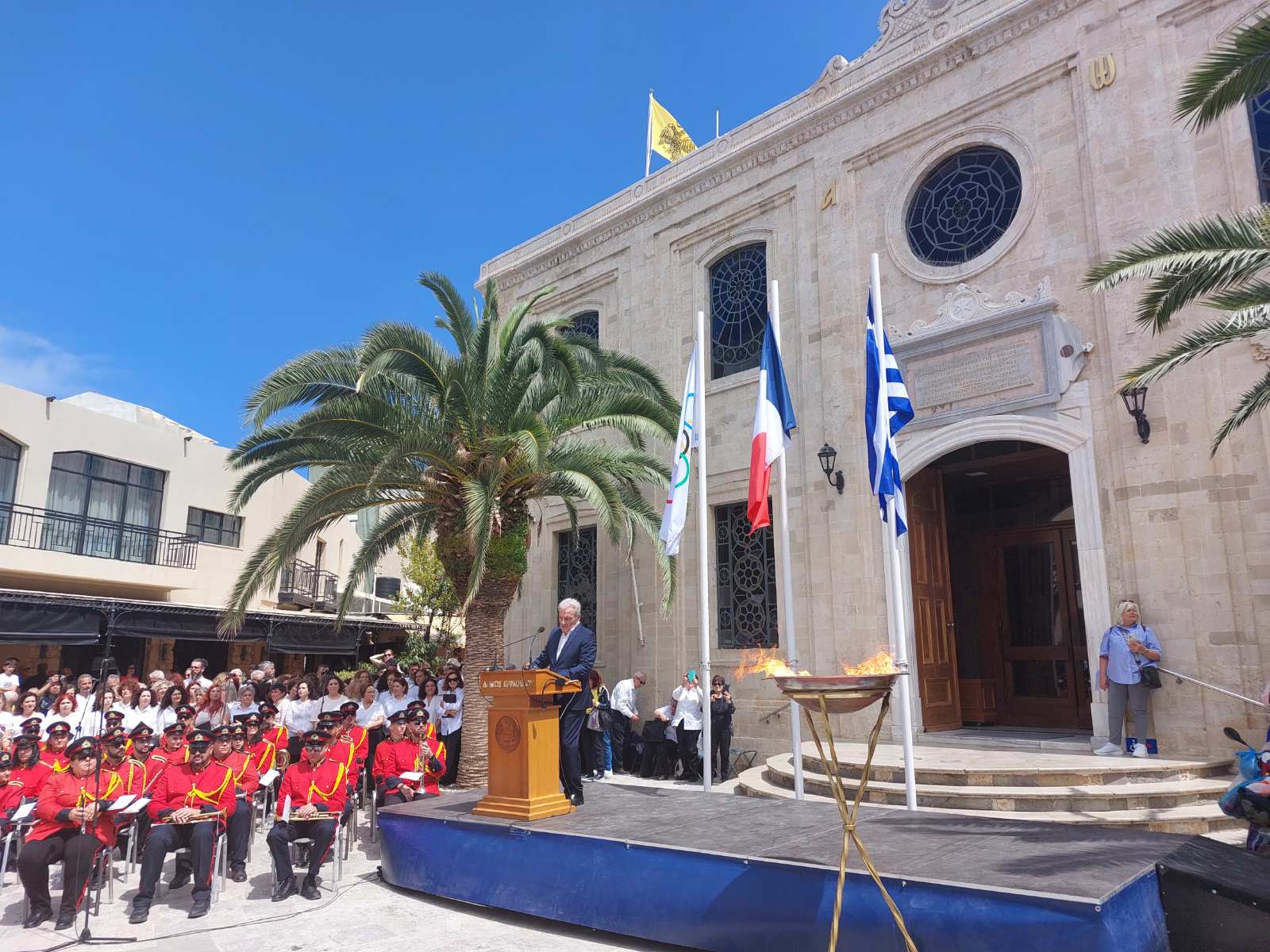 Ολυμπιακή Φλόγα Ηρακλειο