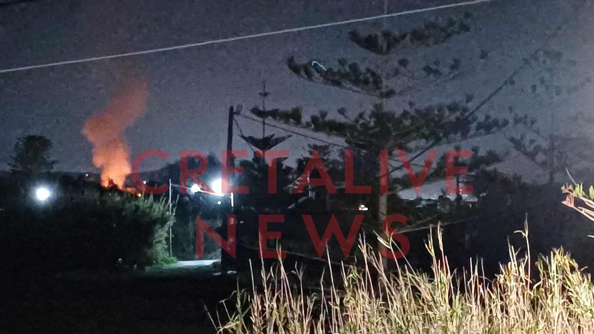 φωτιά Κοκκίνη Χάνι Ηράκλειο Πυροσβεστική