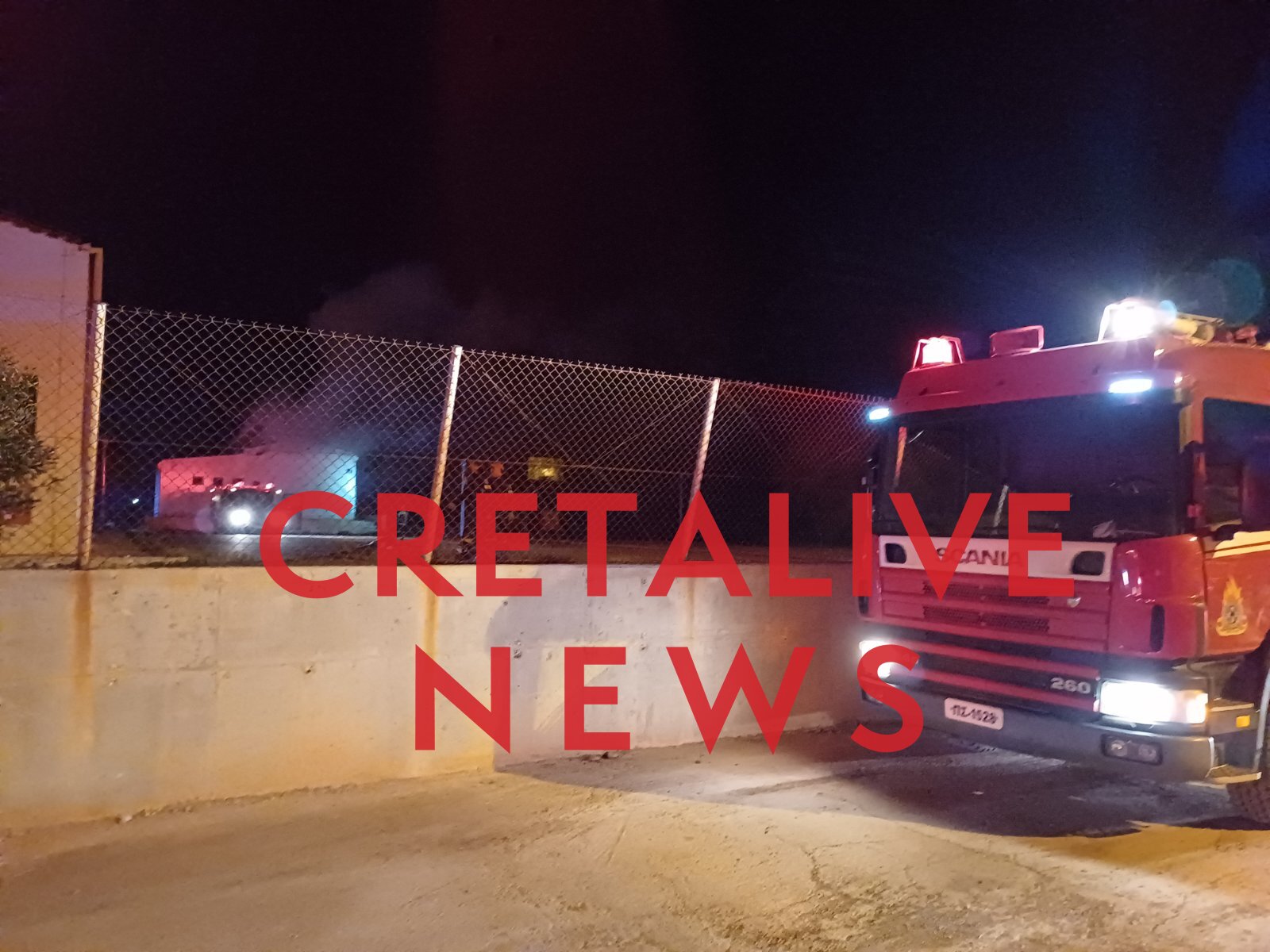 φωτιά Κοκκίνη Χάνι Ηράκλειο Πυροσβεστική