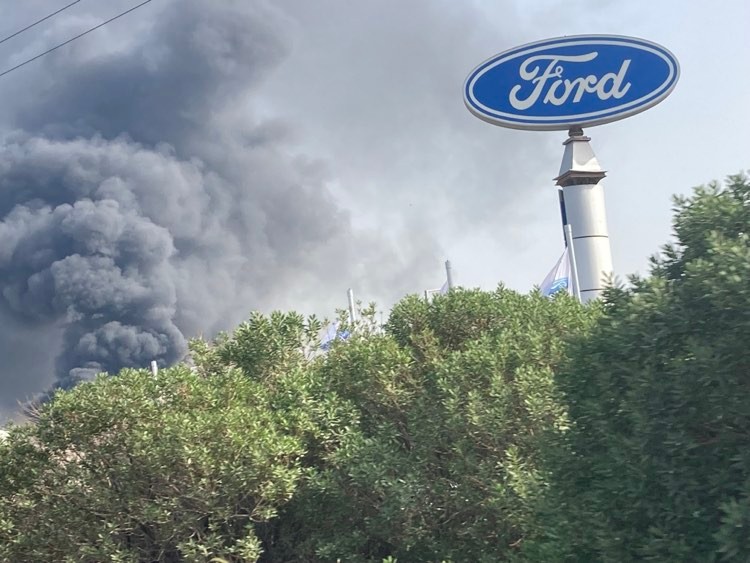 Φωτιά Βιομηχανική περιοχή Ηράκλειο