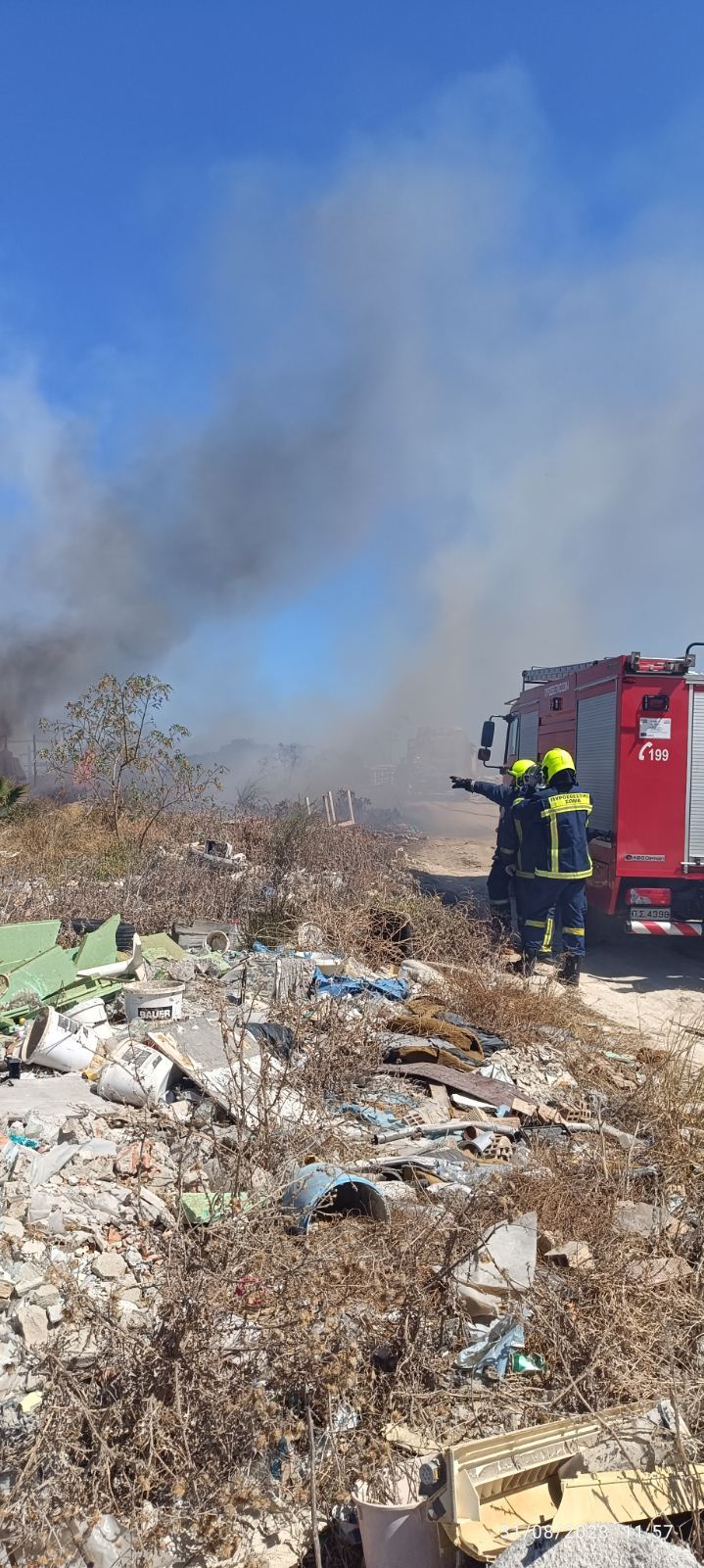 Κάηκε ολοσχερώς το παράπηγμα στον καταυλισμό των Ρομά 