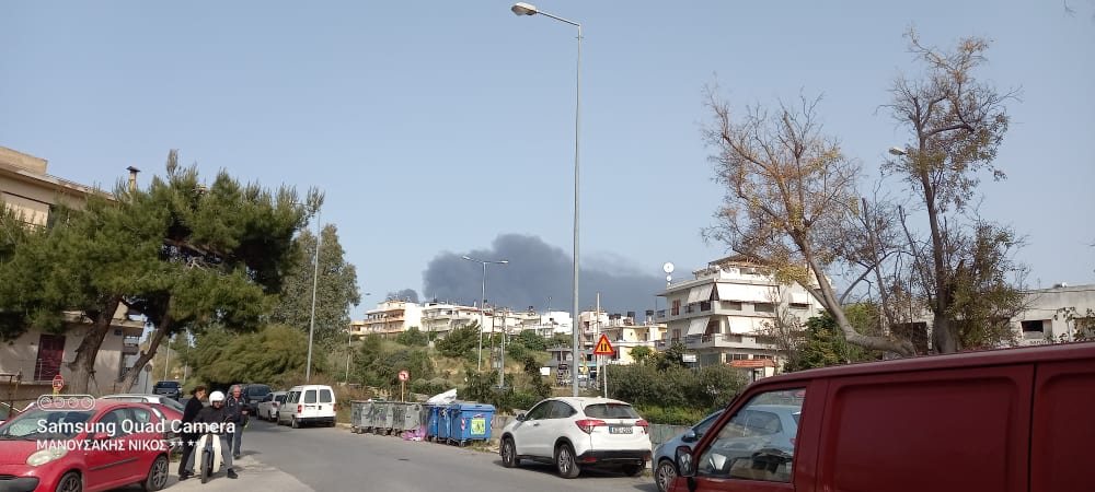 Φωτιά Βιομηχανική περιοχή Ηράκλειο