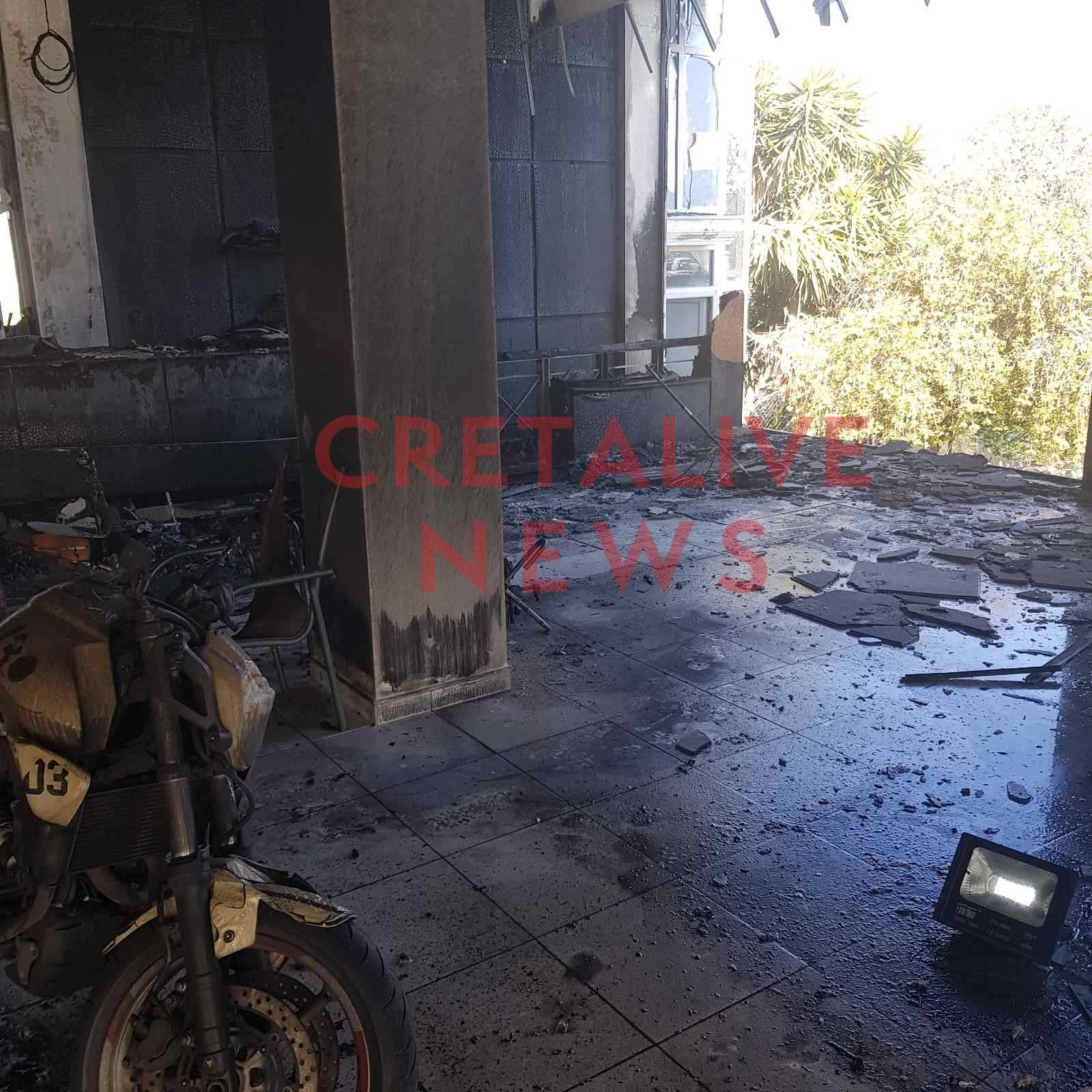 Φωτιά Τυμπάκι νεκρός