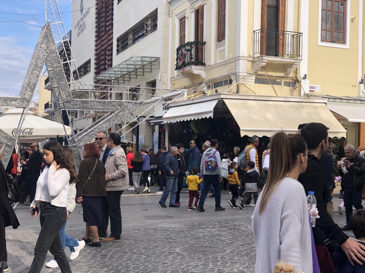 Ηράκλειο παραμονή πρωτοχρονιάς