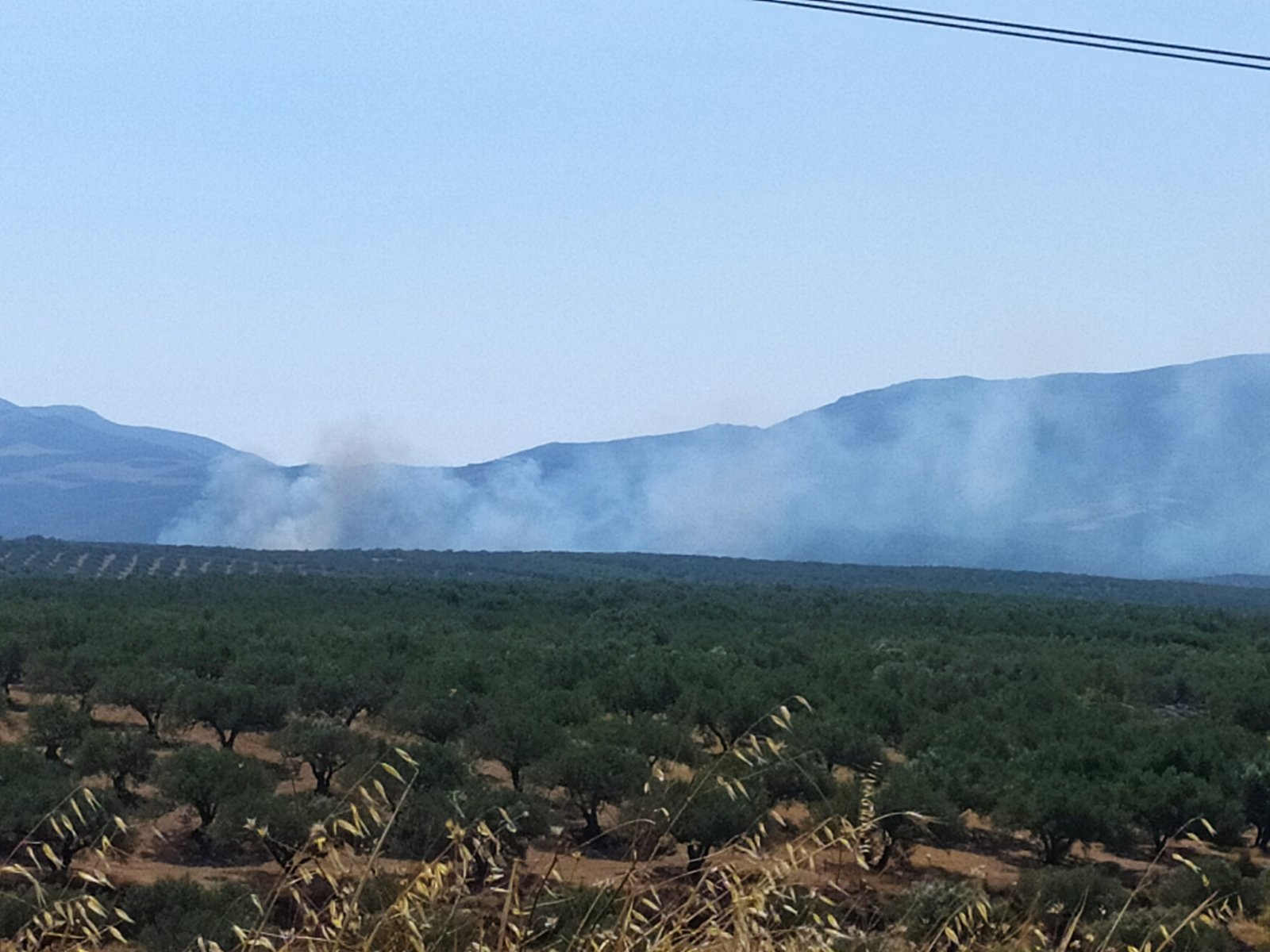 Φωτιά Καλύβια