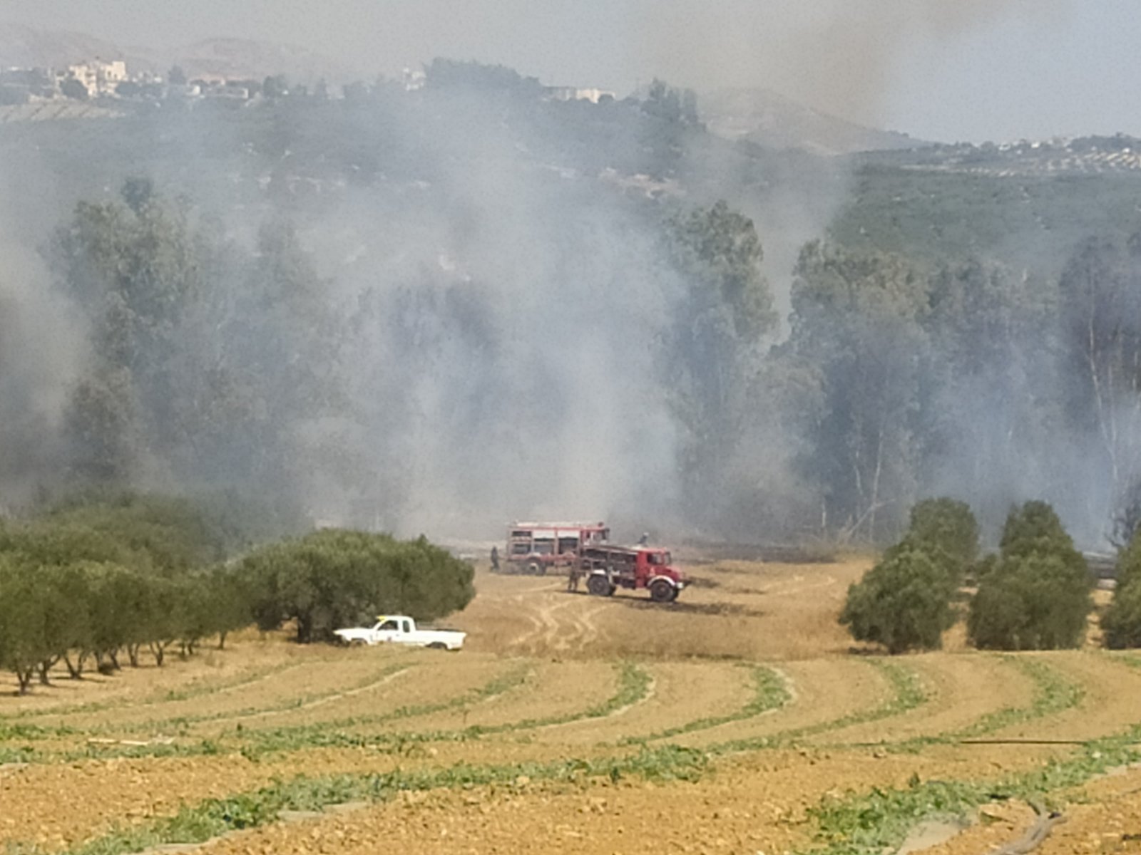 Φωτιά Καλύβια