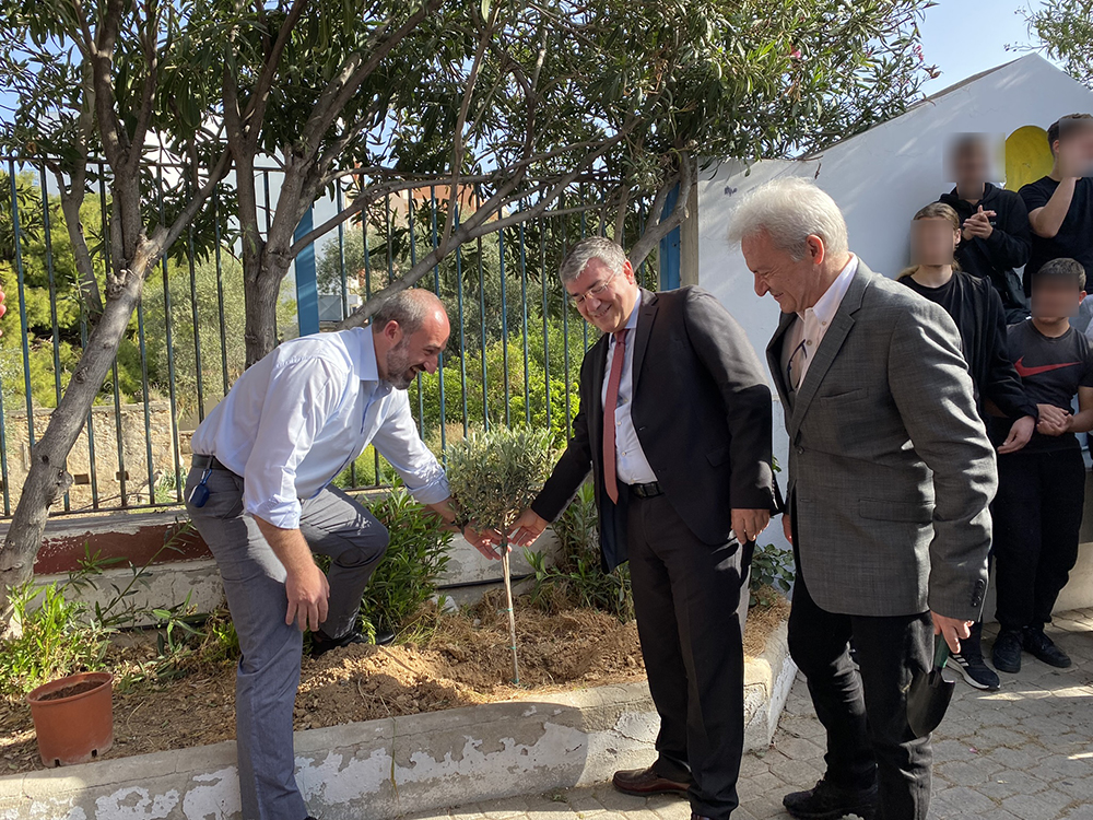 Στο ΓΕΛ Αλικαρνασού ο Δήμαρχος Ηρακλείου και ο ΓΓ του Υπουργείου Περιβάλλοντος & Ενέργειας για την ανακύκλωση