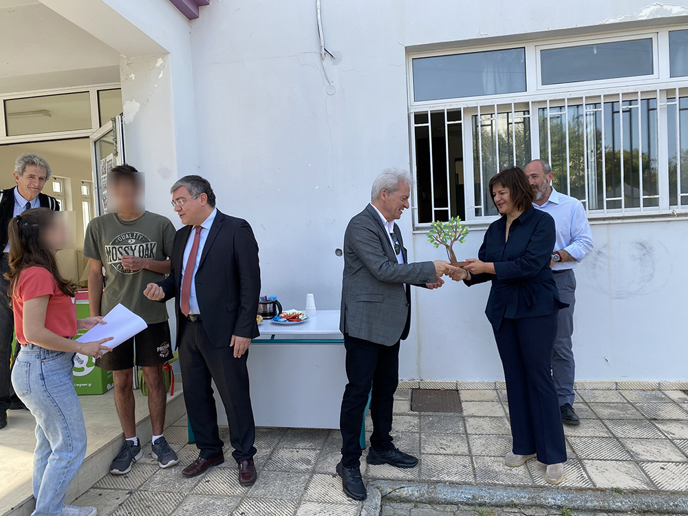 Στο ΓΕΛ Αλικαρνασού ο Δήμαρχος Ηρακλείου και ο ΓΓ του Υπουργείου Περιβάλλοντος & Ενέργειας για την ανακύκλωση