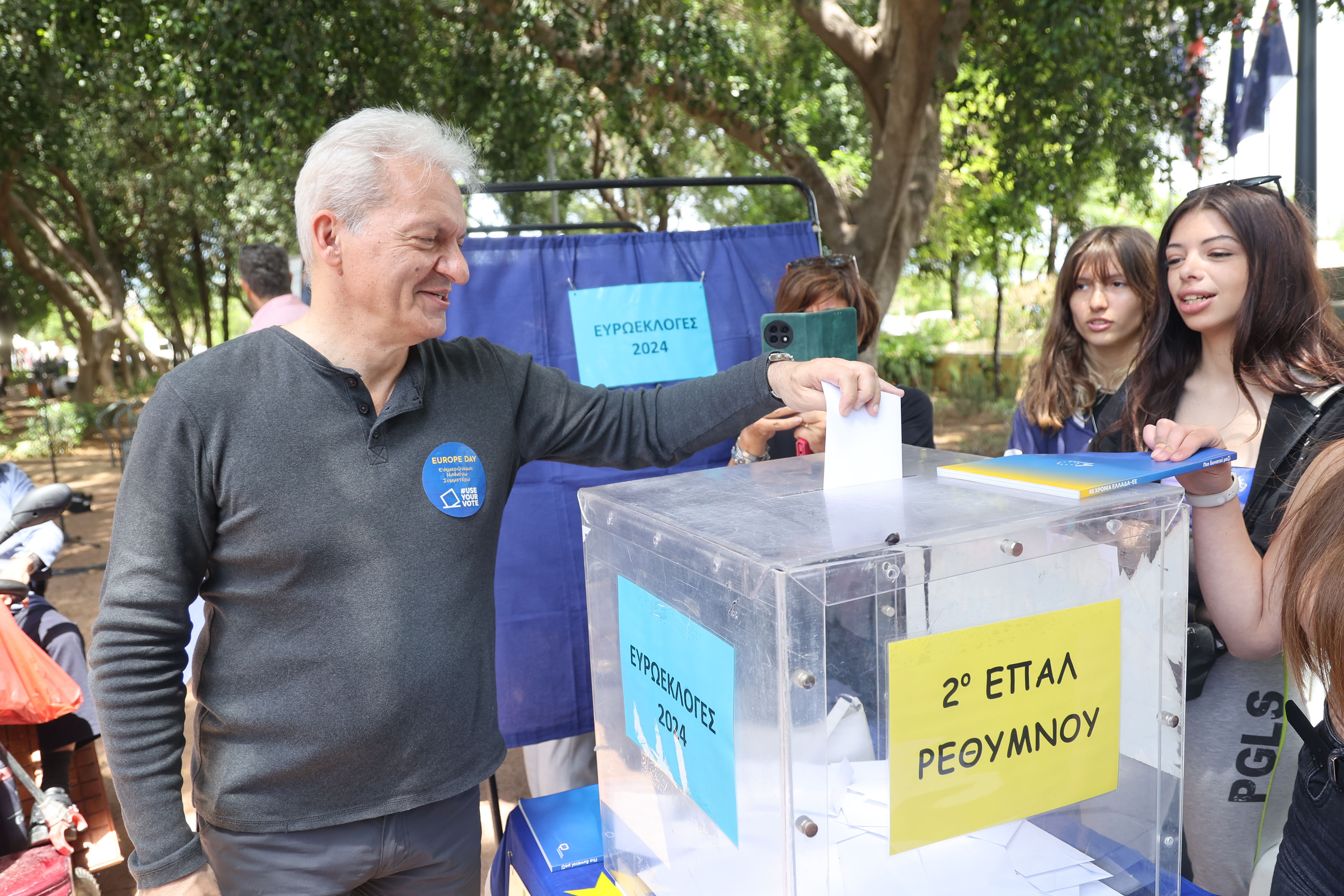 Στην εκδήλωση για την «Ημέρα της Ευρώπης 2024» ο Δήμαρχος Ηρακλείου