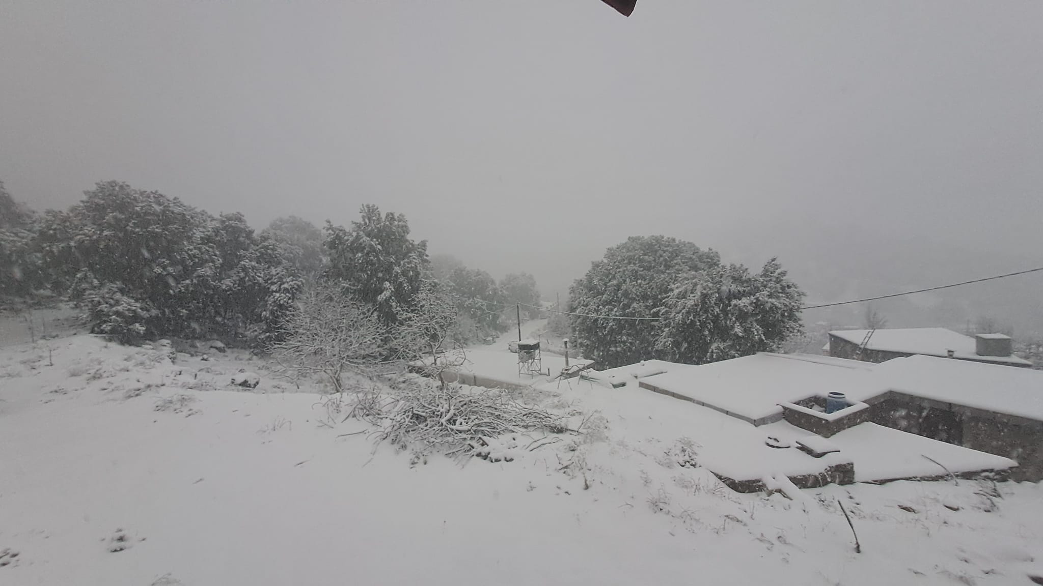 χιόνι Καμινάκι Οροπέδιο Λασιθίου