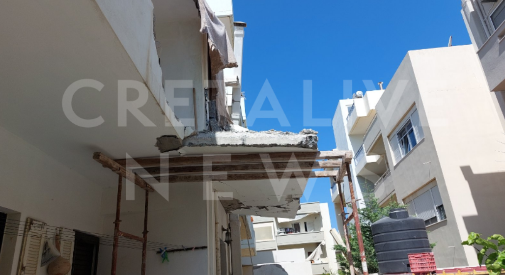 κλιμάκιο της Δημοτικής Αστυνομίας και μηχανικοί της Πολεοδομίας Ηρακλείου