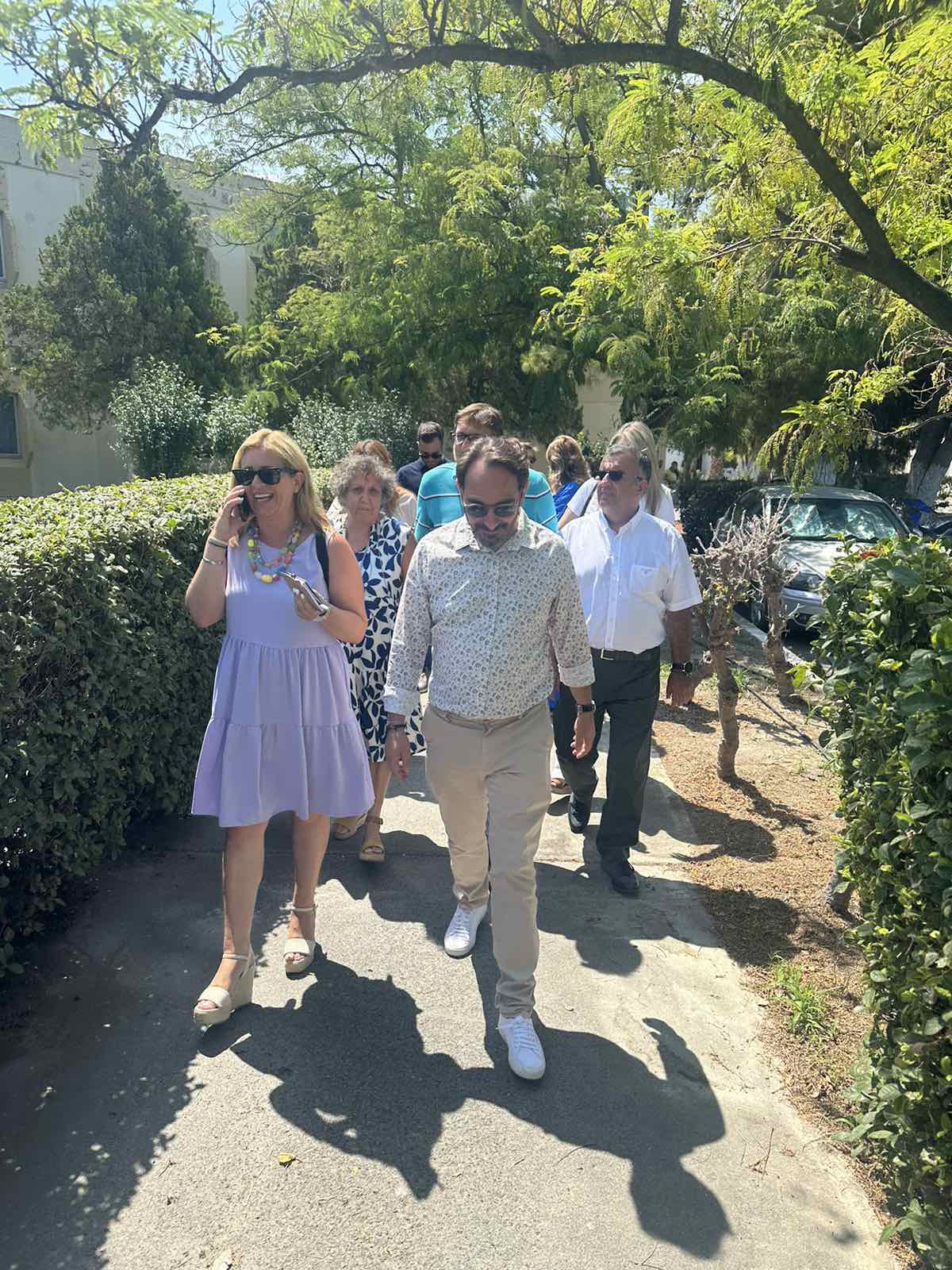 Στο Πανεπιστημιακό Νοσοκομείο Ηρακλείου η Υποψήφια Δήμαρχος, Μαρία Καναβάκη