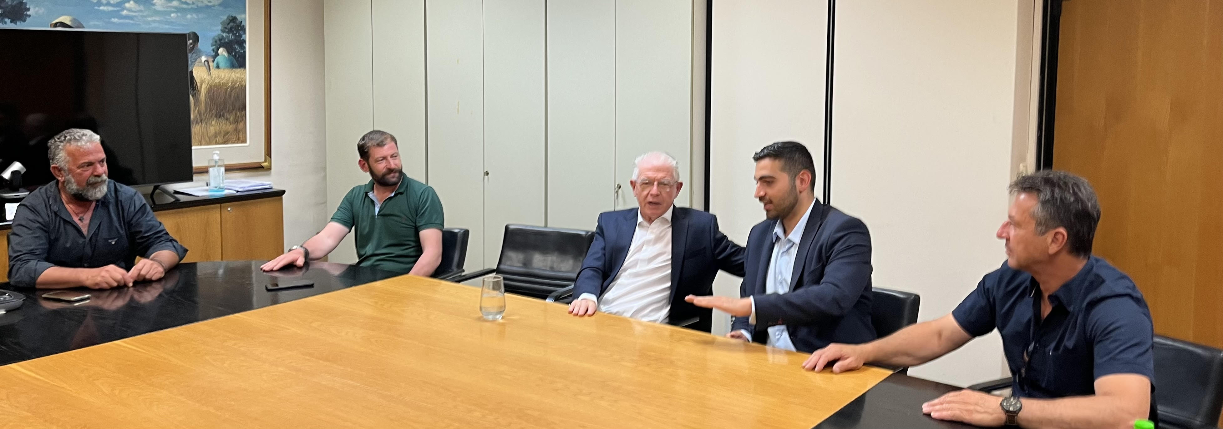 κεφαλογιάννης αγροτικά συναντήσεις ζημιές Ηράκλειο