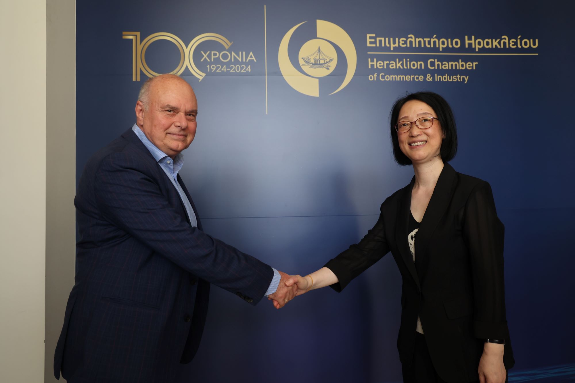 Επίσκεψη κινεζικής αντιπροσωπίας στο Επιμελητήριο Ηρακλείου