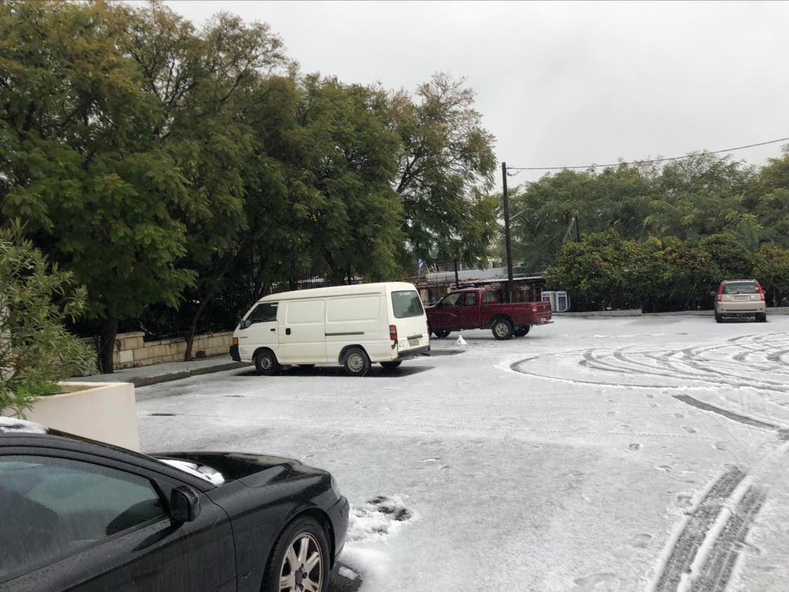 Κνωσός χιόνια