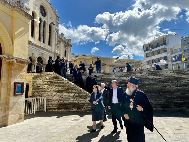 Η Ιερά Αρχιεπισκοπή Κρήτης για την επίσκεψη της Λ. Μενδώνη
