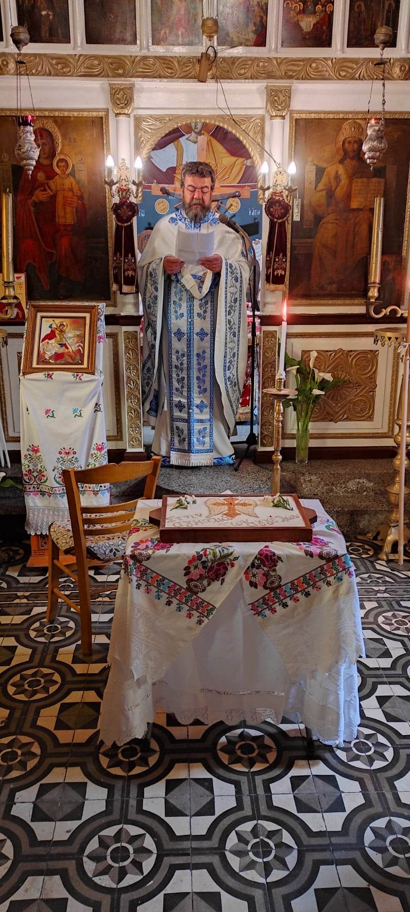 μνημόσυνο τέμπη ανώγεια παπα Ανδρέας Κεφαλογιάννης