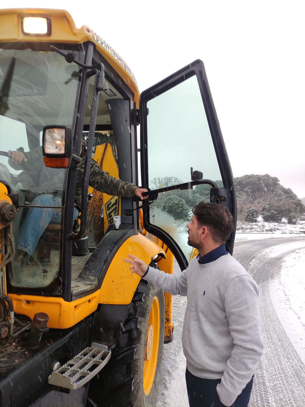 Δήμος Μαλεβιζίου χιόνια