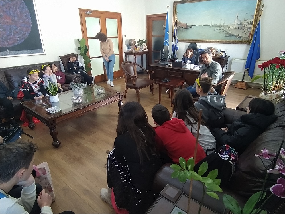 Μαθητές δημαρχείο Χανίων