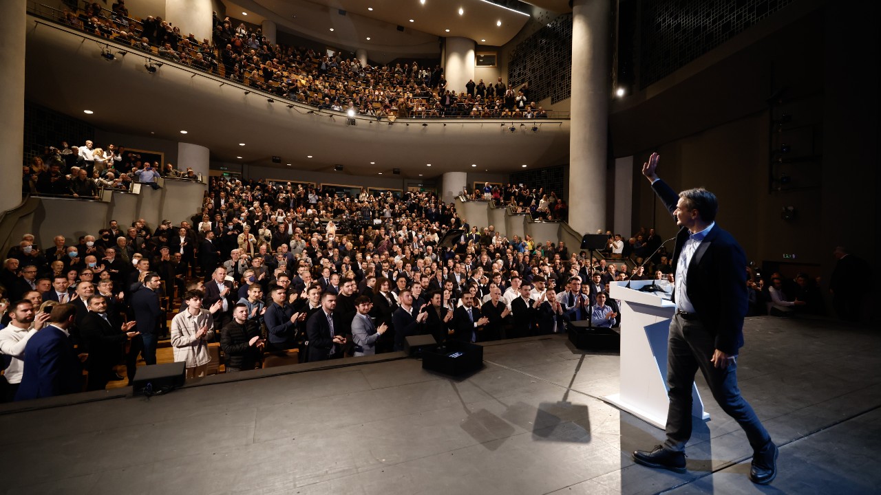 Μητσοτάκης ομιλία Ηράκλειο ΠΣΚΗ