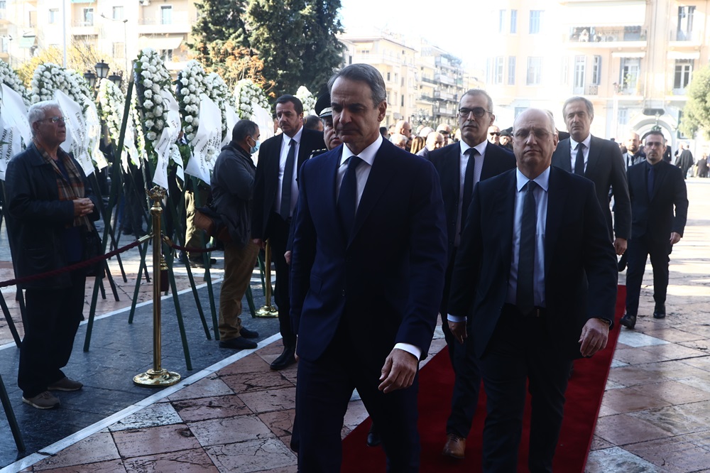 Μητσοτάκης κηδεία Λυγγερίδη