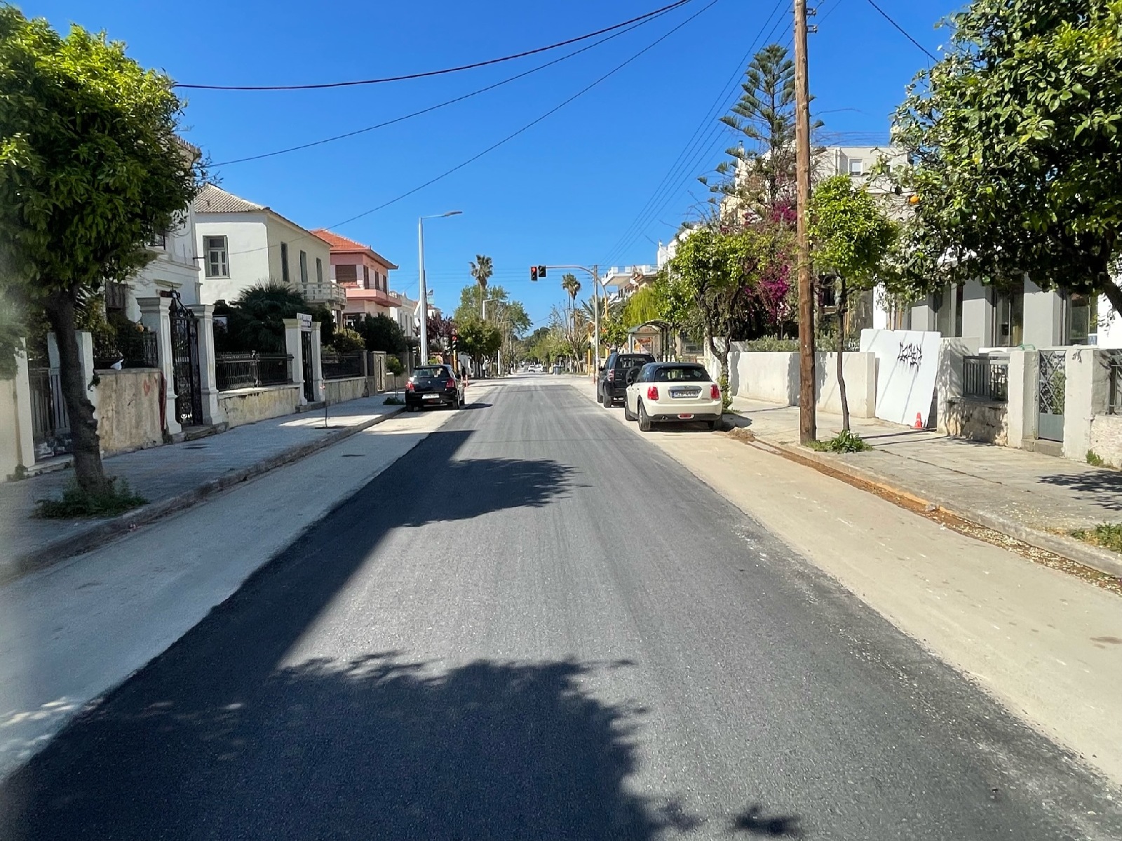 Οδός Νεάρχου έργα