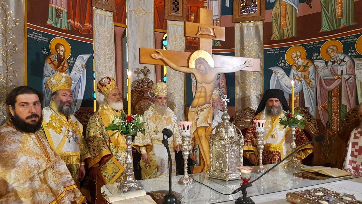 Ευχήθηκαν στον μητροπολίτη Αμφιλόχιο!