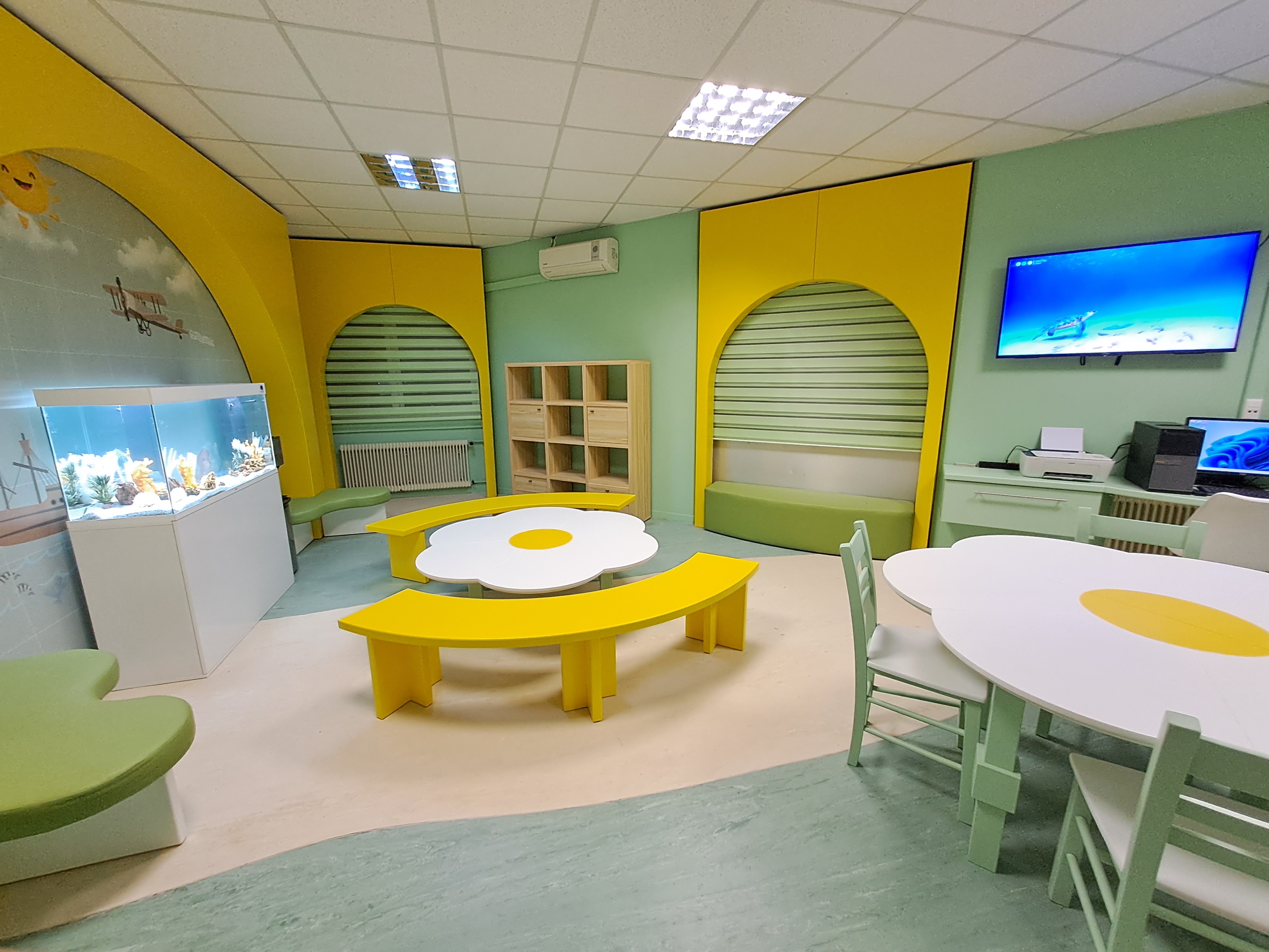 Εγκαινιάστηκε ο παιδότοπος στην Αιματολογική και Ογκολογική Κλινικής Παίδων του ΠΑΓΝΗ