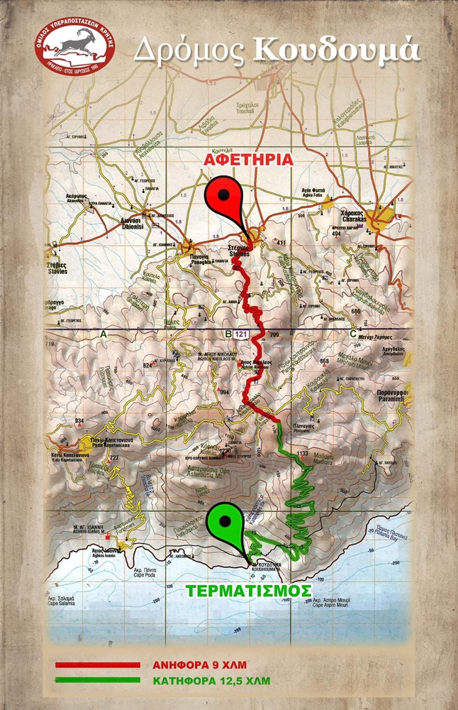 Πεζοπορία Κουδουμά