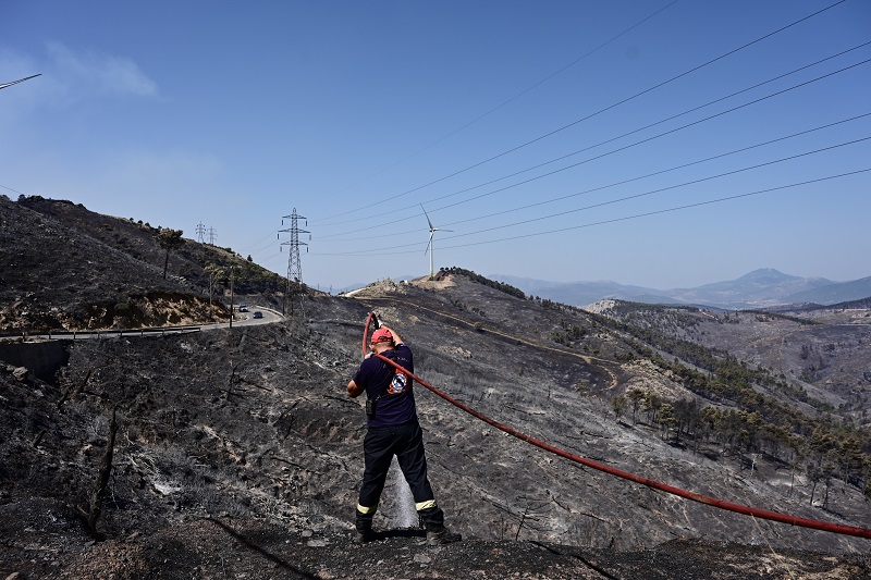 ΤΕΤΑΡΤΗ ΗΜΕΡΑ ΠΥΡΚΑΓΙΩΝ ΣΤΗΝ ΔΥΤΙΚΗ ΑΤΤΙΚΗ (ΜΙΧΑΛΗΣ ΚΑΡΑΓΙΑΝΝΗΣ/EUROKINISSI)