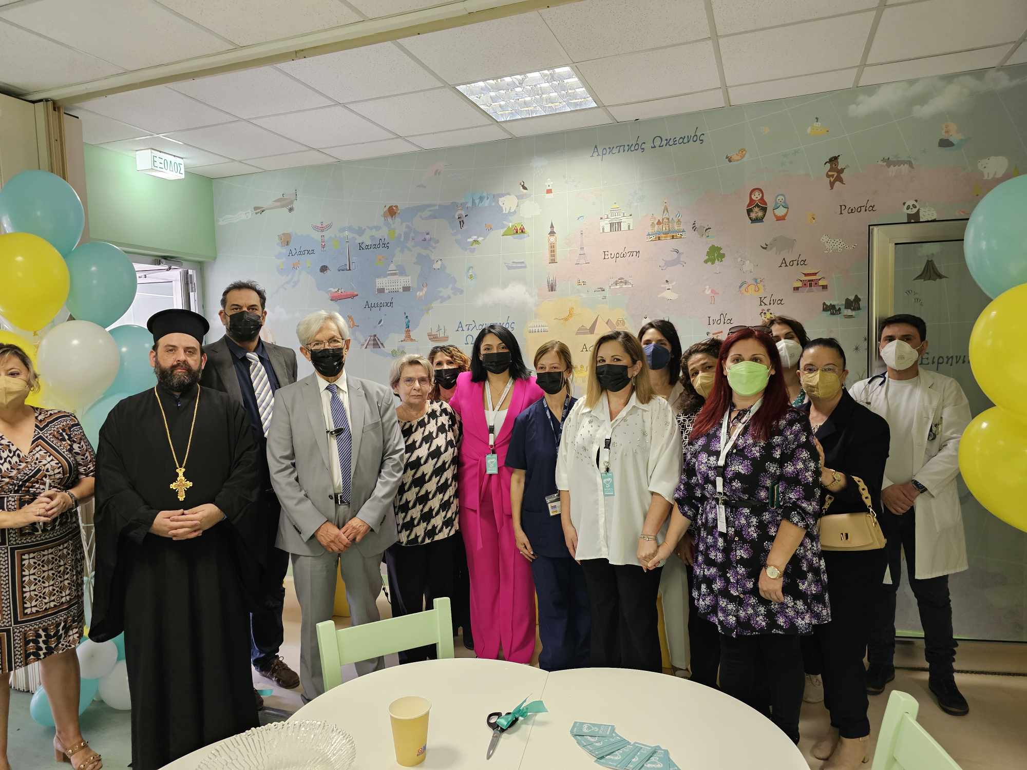 Εγκαινιάστηκε ο παιδότοπος στην Αιματολογική και Ογκολογική Κλινικής Παίδων του ΠΑΓΝΗ