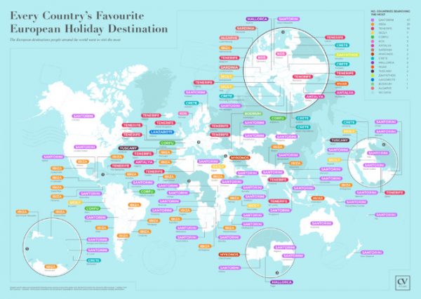 προορισμοί διακοπές Σαντορίνη Μύκονος Κρήτη