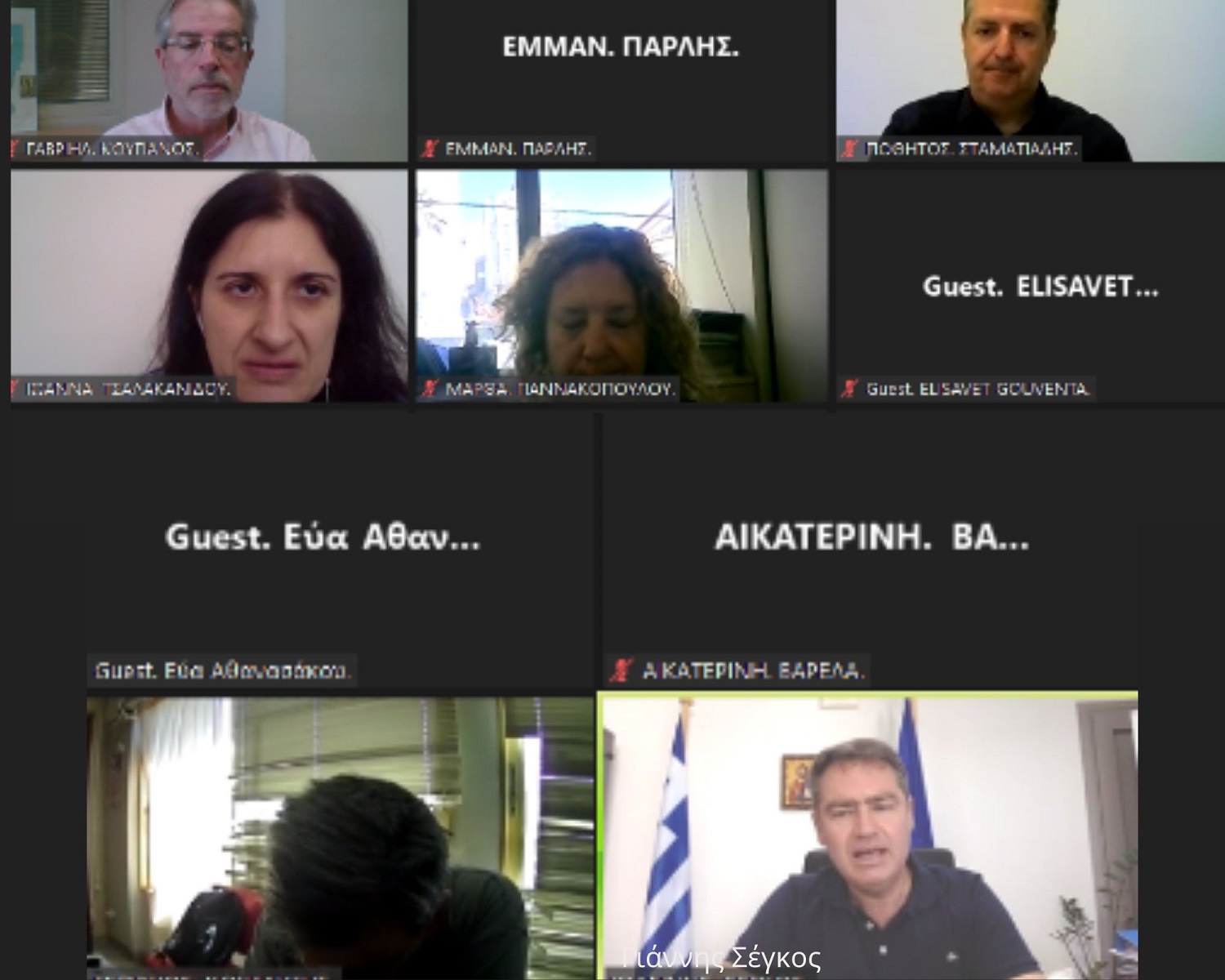 Σέγκος τηλεδιάσκεψη