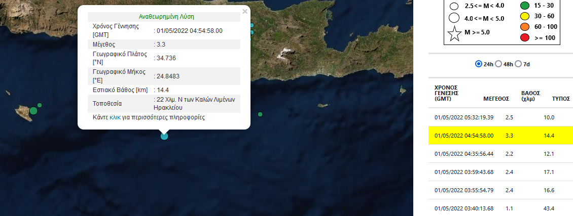 Σεισμός Καλοί Λιμένες