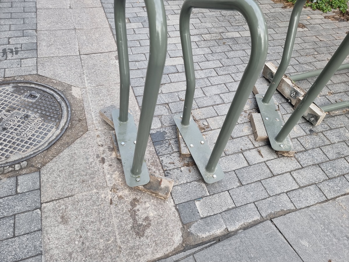 Στάση ποδηλάτων Οδός Καρτερού Ηράκλειο