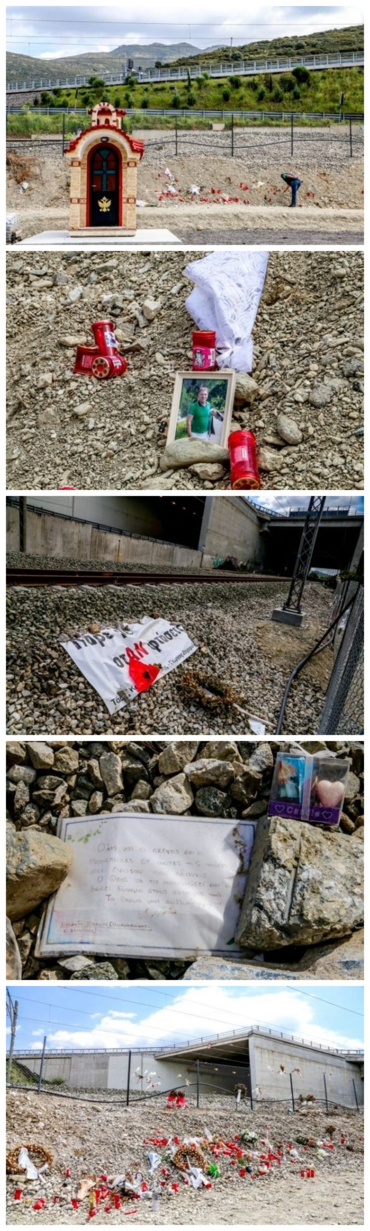 τέμπη εικονοστάσι μνημόσυνο