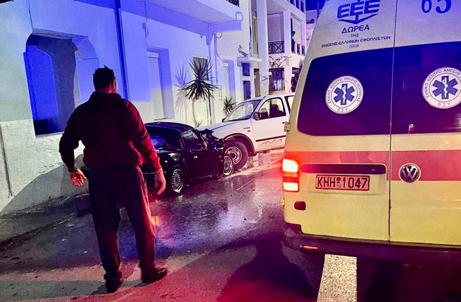 θανατηφόρο τροχαίο στη Σητεία - Φωτογραφία Γιάννης Λιονάκης