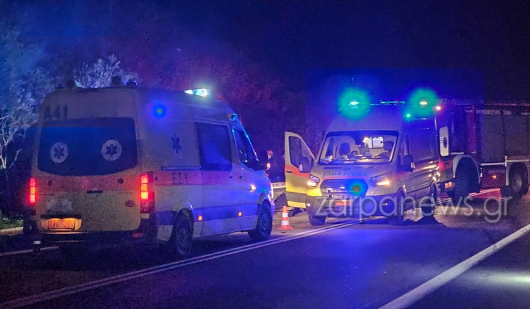 Οικογενειακή τραγωδία - Δύο νεκροί σε τροχαίο στα Χανιά