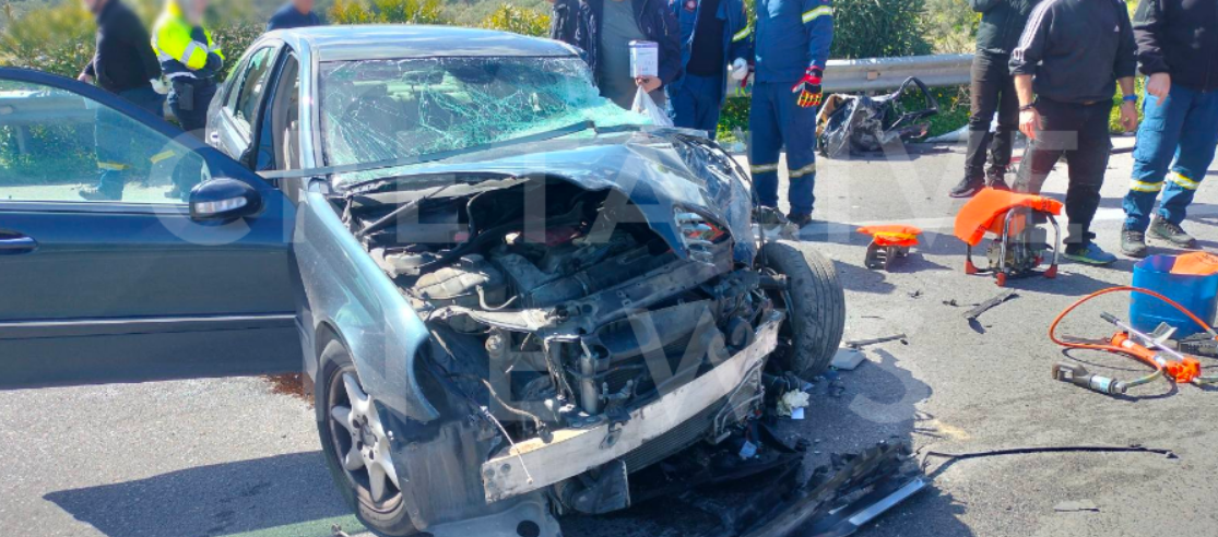 Σοβαρό τροχαίο με εγκλωβισμό στον κόμβο Σκαλανίου - Φωτογραφίες