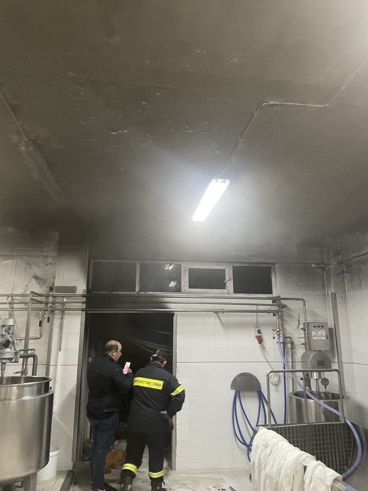 τυροκομείο Βορίζια Δήμος Φαιστού Ηράκλειο Πυροσβεστική