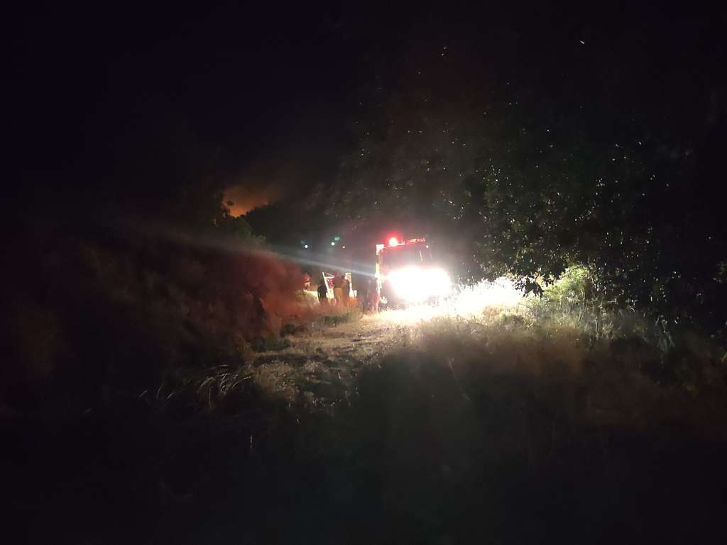 Φωτιά Βουλισμένο αλώνι