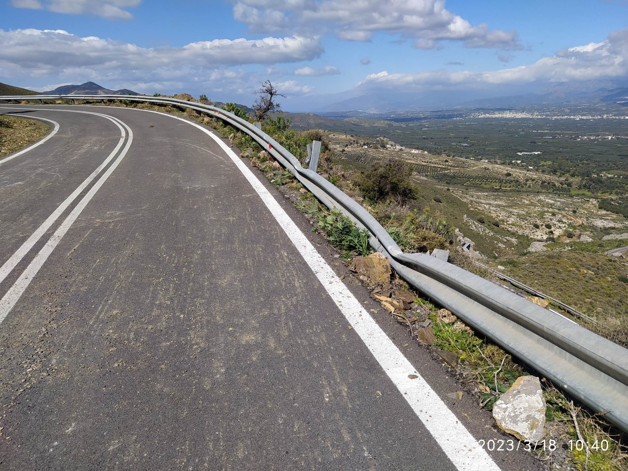 Βράχος Μιαμού δρόμος Δήμος Γόρτυνας Δια-SOS-τε τη Μεσαρά