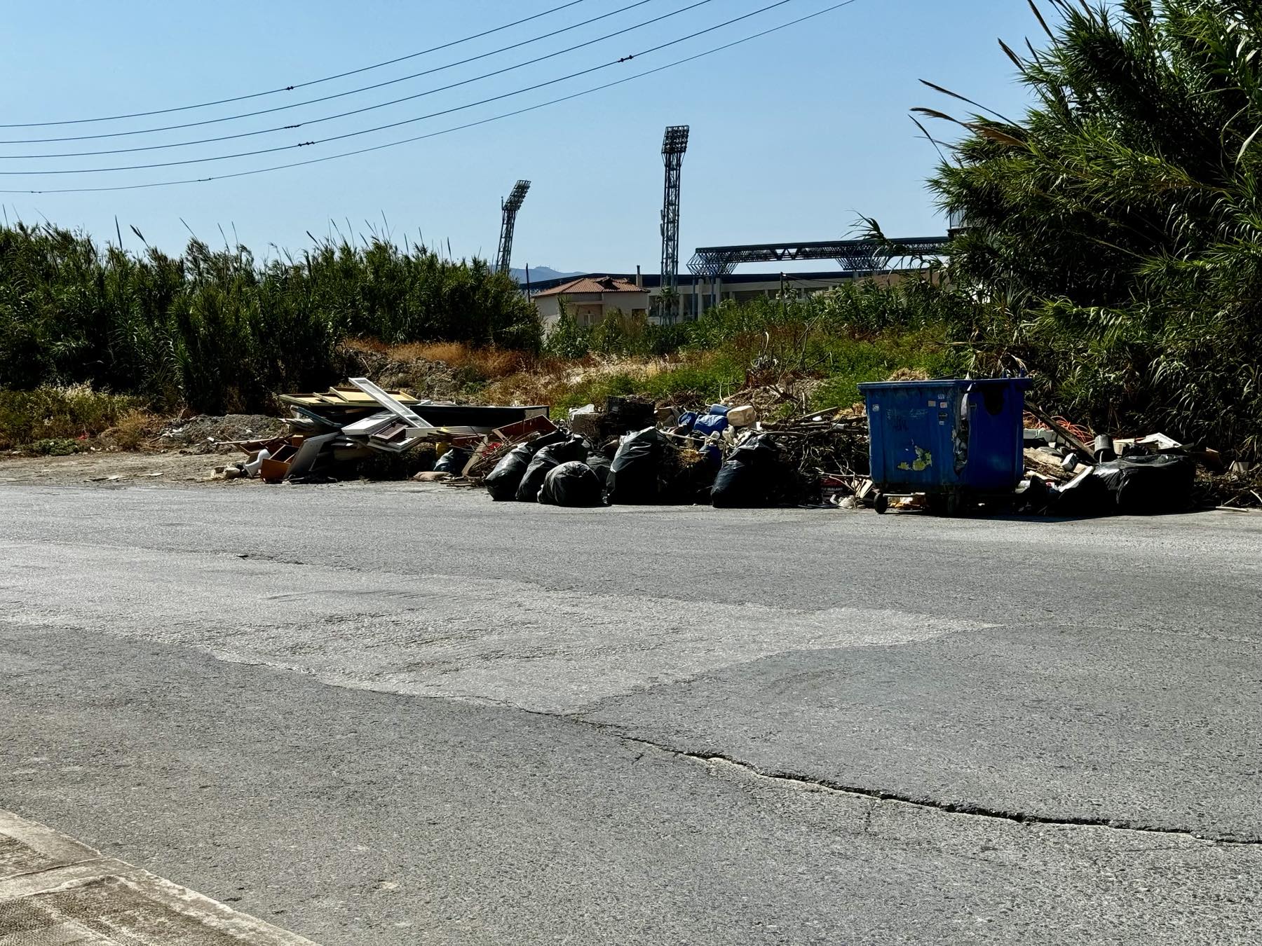 Χωματερη γιοφυρο 