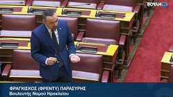 Παρασύρης αγρότες Βουλή ολομέλεια