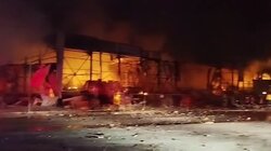 φωτιά στο εργοστάσιο