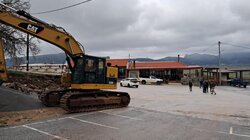 Ξεκίνησαν οι εργασίες στην Πλατεία Ευρώπης στο Ψυχρό