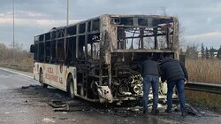 Φωτιά λεωφορείο Θεσσαλονίκη